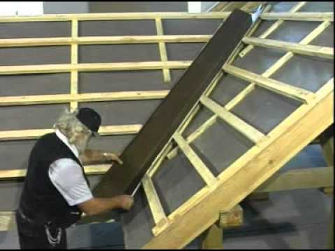 Монтаж ендового покрытия крыши