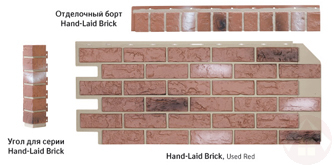 панель под кирпич Hand-Laid Brick